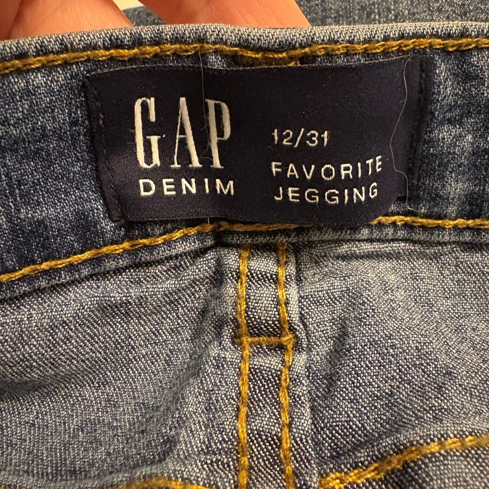 GAP Women's Blue Jeggings - Picture 2 of 6